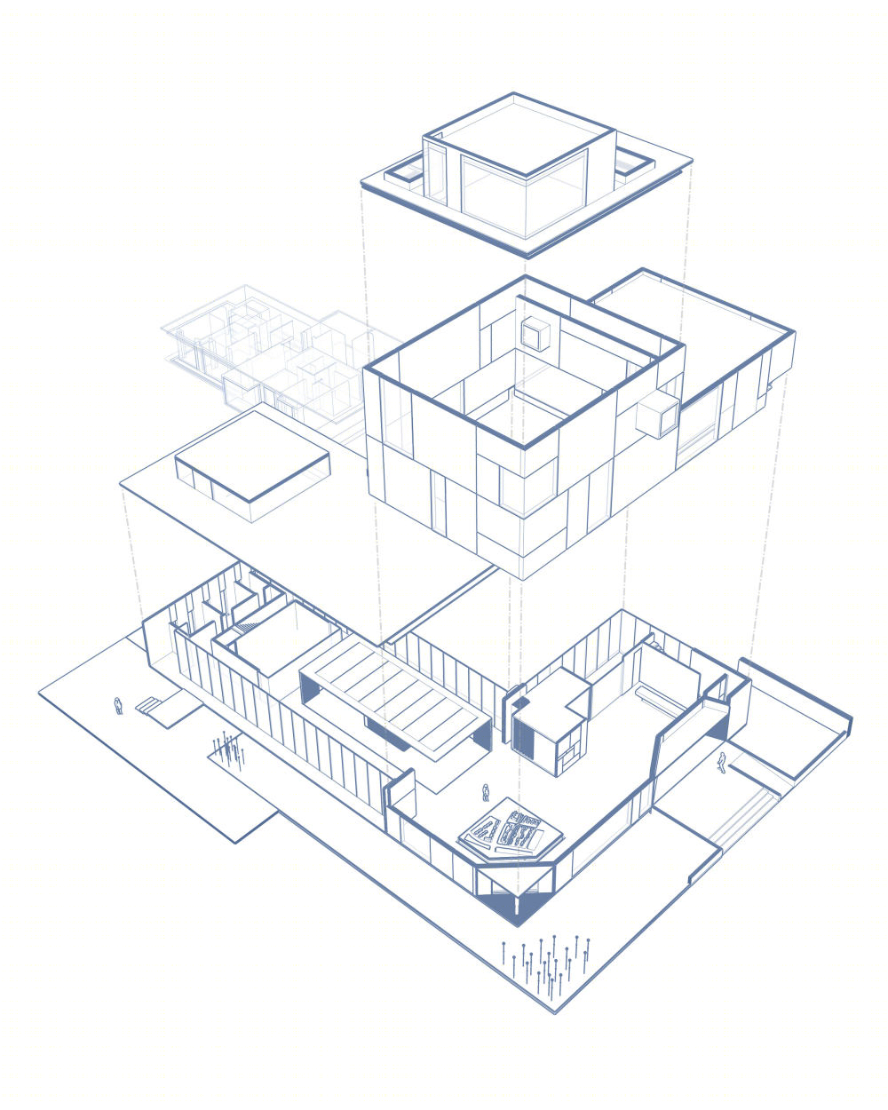 明谷设计空心正方形住宅-27