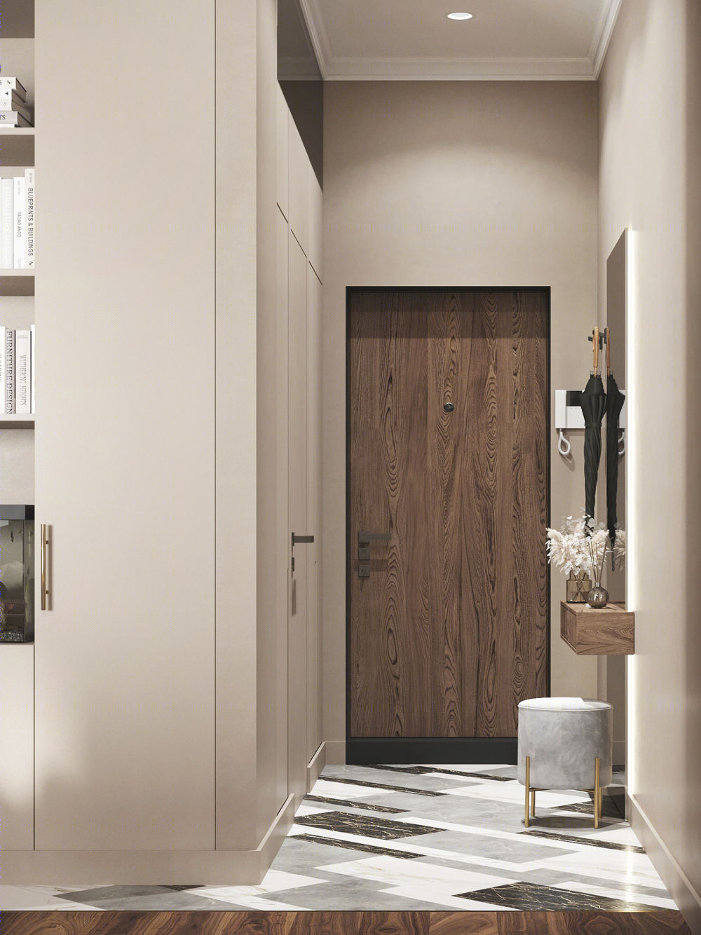 莫斯科现代公寓设计丨俄罗斯莫斯科丨MARINA OSTAPENKO,ANNA SAMSONOVA-10