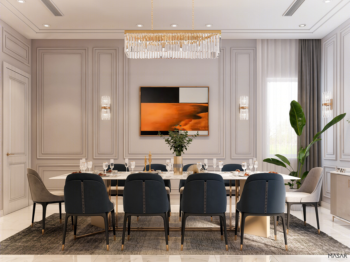 俄罗斯豪华别墅设计丨Masar Architects-11