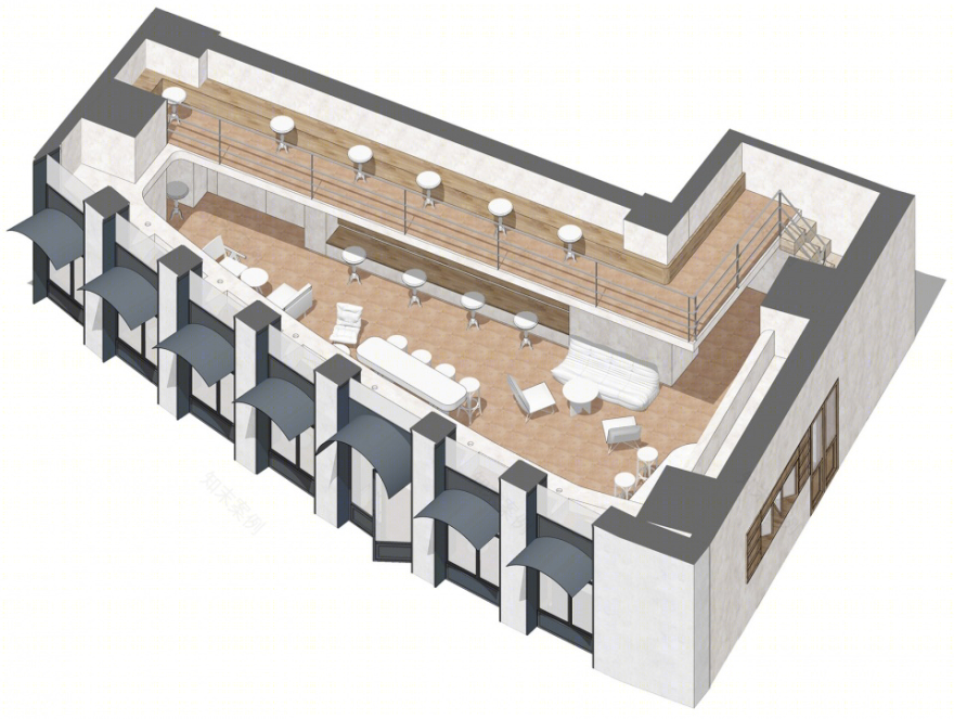 铁手咖啡大悦城店 · 社区感十足的室内改造丨力场(北京)建筑设计 Linkchance Architects-18