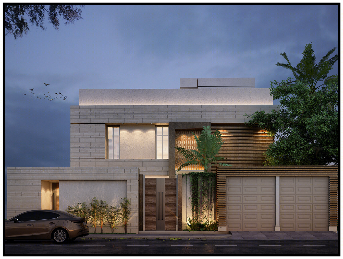 mohamed awad丨别墅建筑丨Villa Mr. Ahmed Albedeea-1