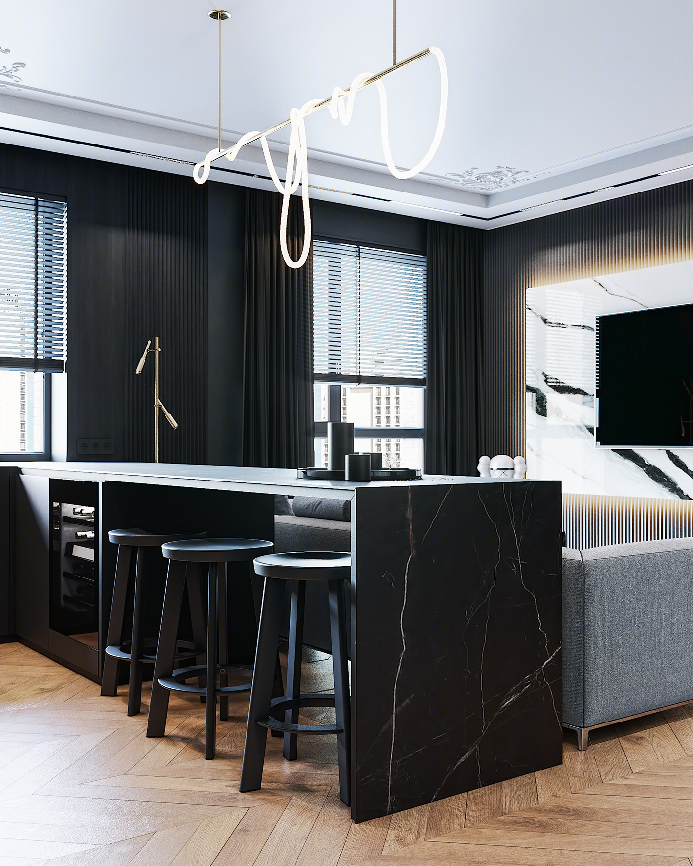 深色系的魅力，简欧效果展示-7