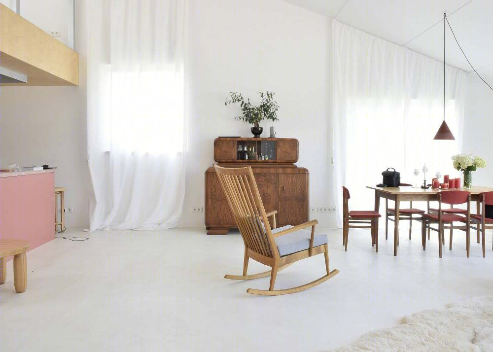 立陶宛河畔“一半房子”设计，绿色环保，室内外无缝连接-14