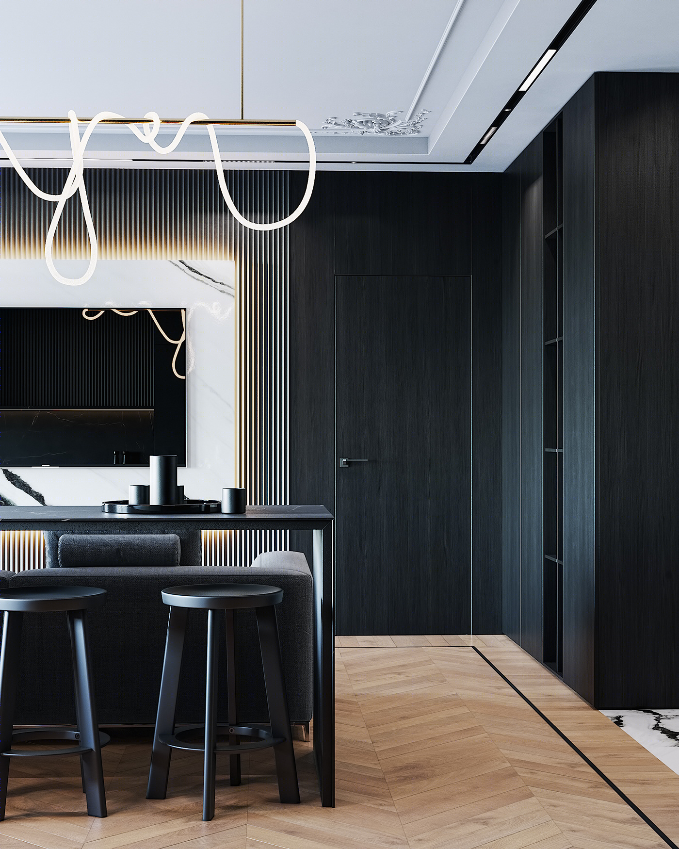 深色系的魅力，简欧效果展示-9