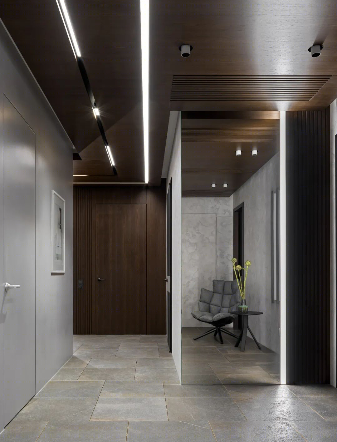 DE&DE 新作 | 95m²简约私宅，大理石与原木的和谐-54