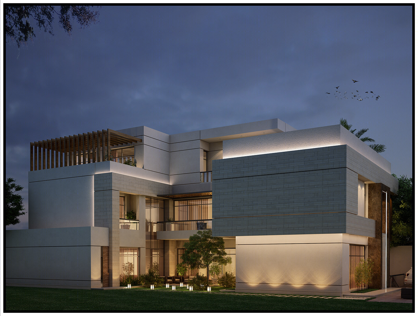 mohamed awad丨别墅建筑丨Villa Mr. Ahmed Albedeea-4