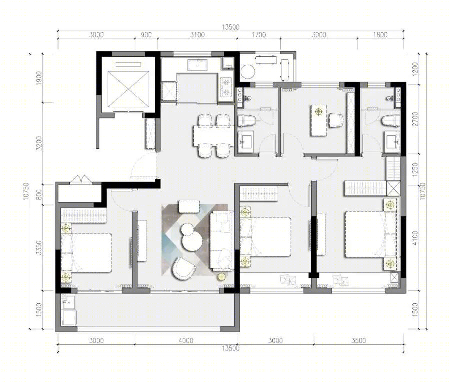 中天·杭韵府丨中国浙江丨EH DESIGN GROUP辉景室内设计团队-57