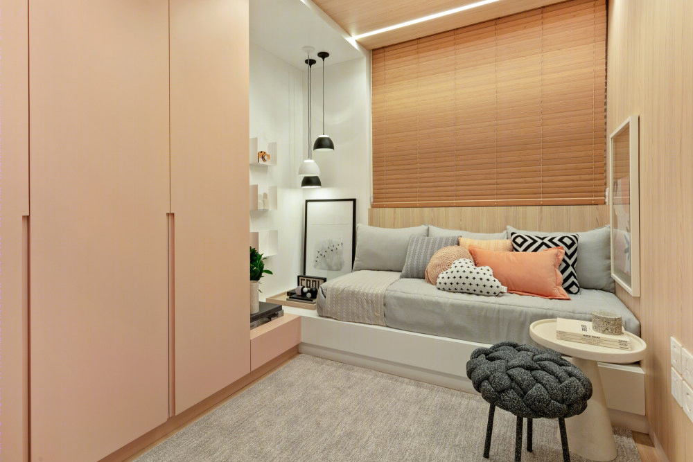 巴西宁静公寓设计，自然元素与现代化家具的融合-19