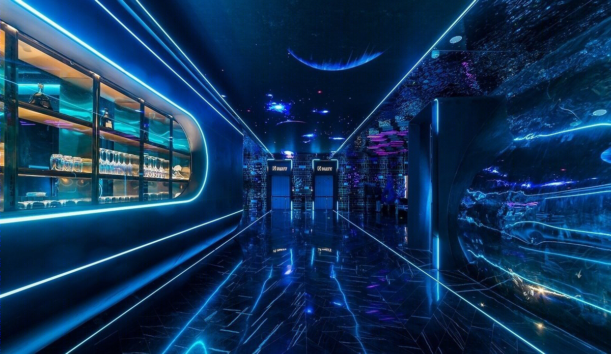长沙 HI PARTY KTV 阳光 100 店丨中国长沙丨深圳黑卡娱乐设计事务所-6