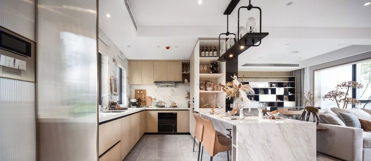 77㎡的小房子，也能住出豪宅体验？打通客餐厨书空间，真实现！-2