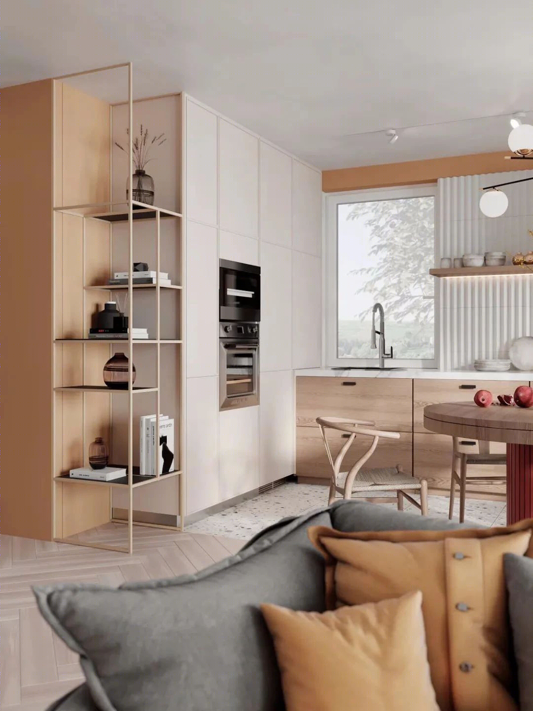 高明度色彩碰撞，打造时尚家居空间-9