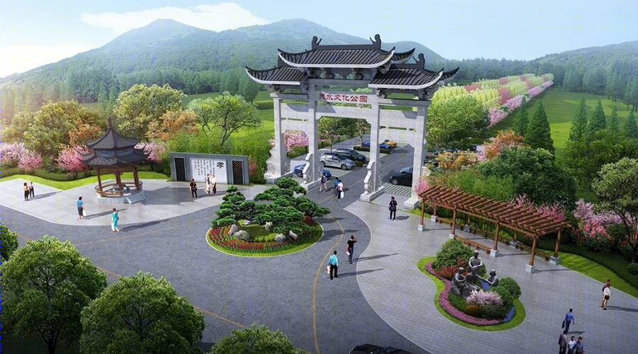融合自然与传统的公墓设计典范——南京雨花台公墓-16