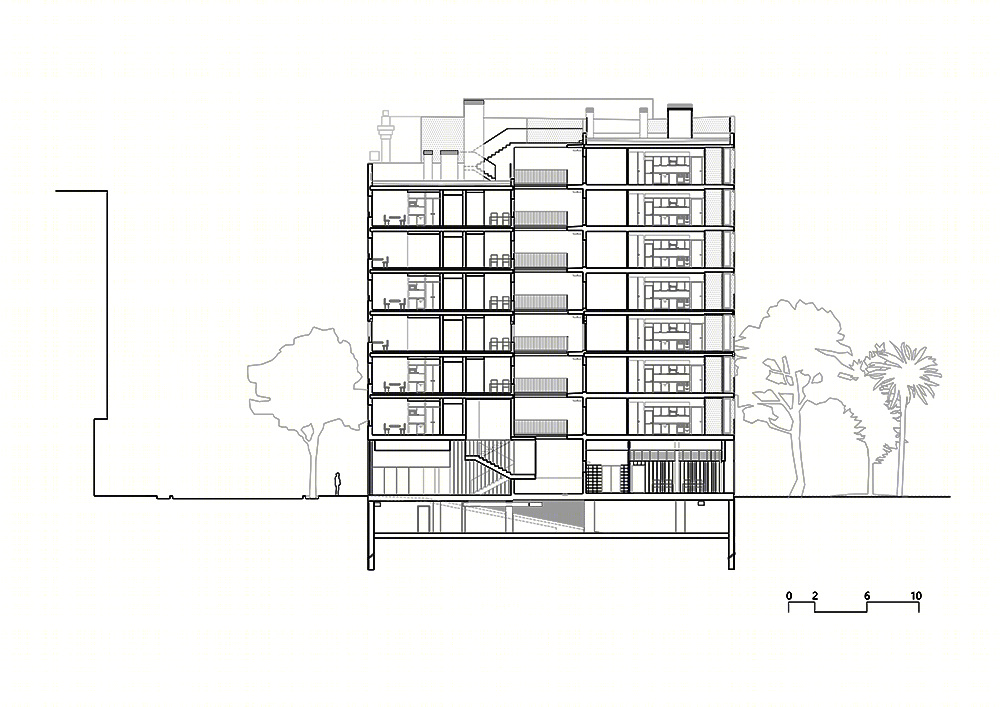 巴塞罗那融合住宅建筑-8