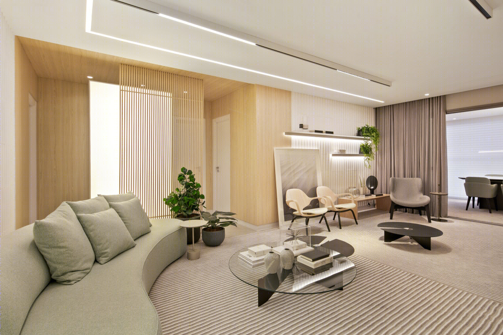 巴西宁静公寓设计，自然元素与现代化家具的融合-20