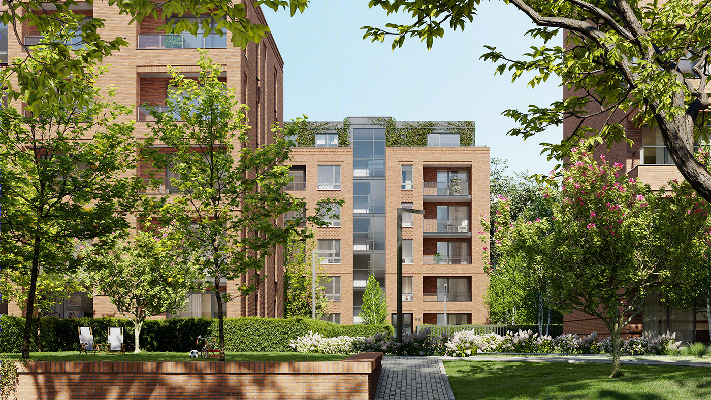 Scala Apartments 现代简约风设计丨@artur.tamiola@el.design.3d-4