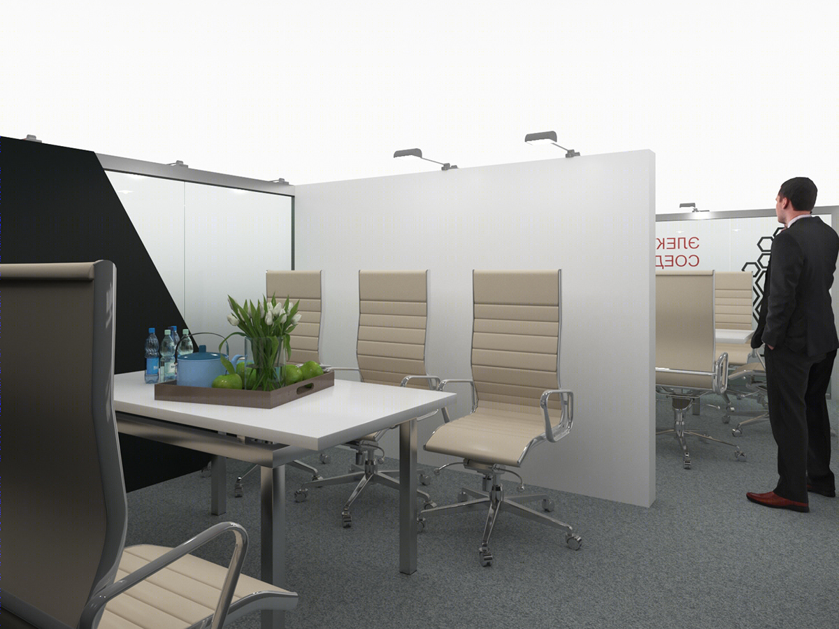 Anastasiya Gushchina丨展厅丨Exhibition stand for an electrical company-7