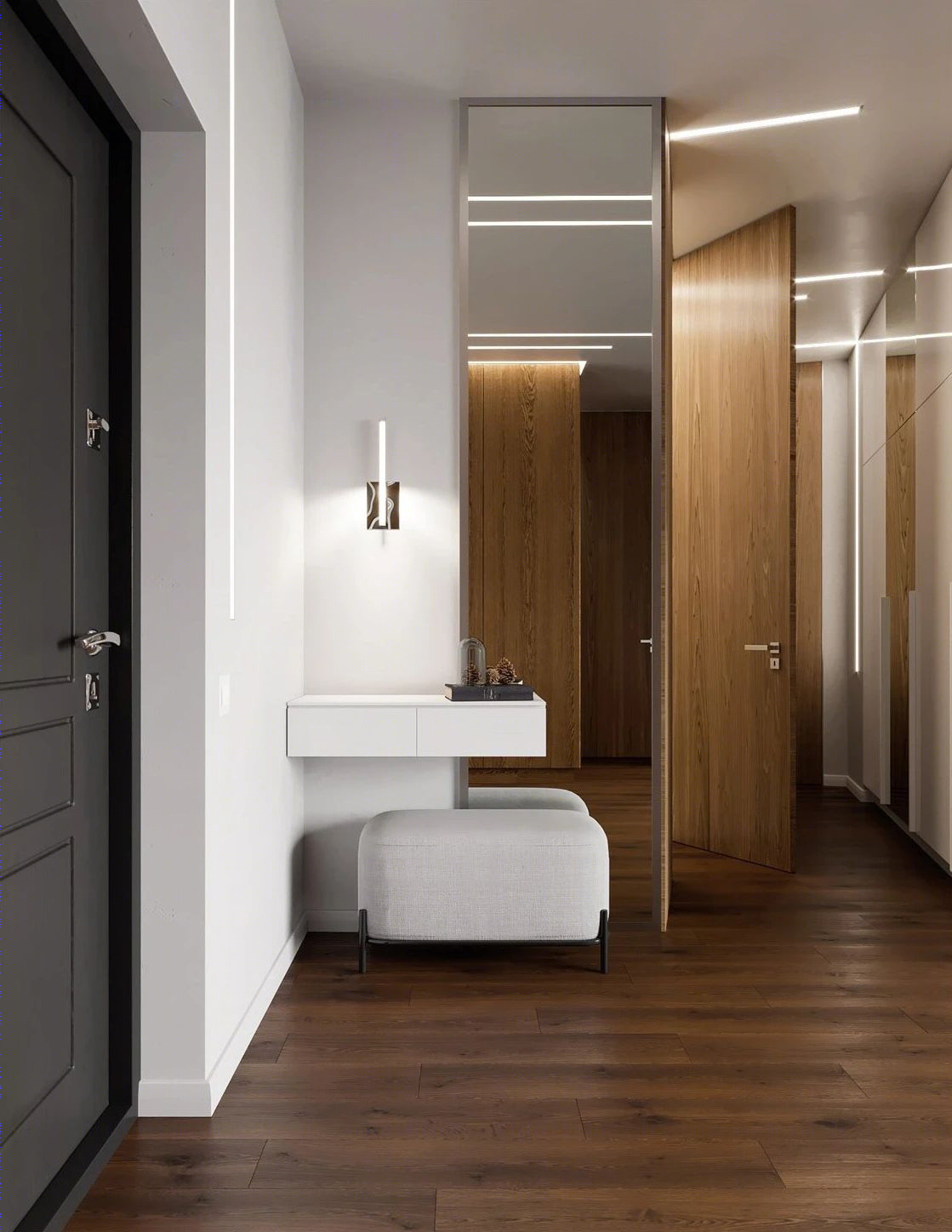 85㎡现代简约公寓设计丨LESH Studio-8