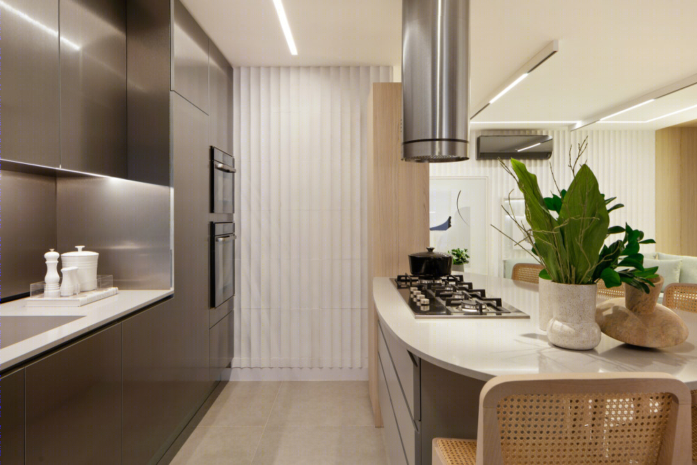 巴西宁静公寓设计，自然元素与现代化家具的融合-25