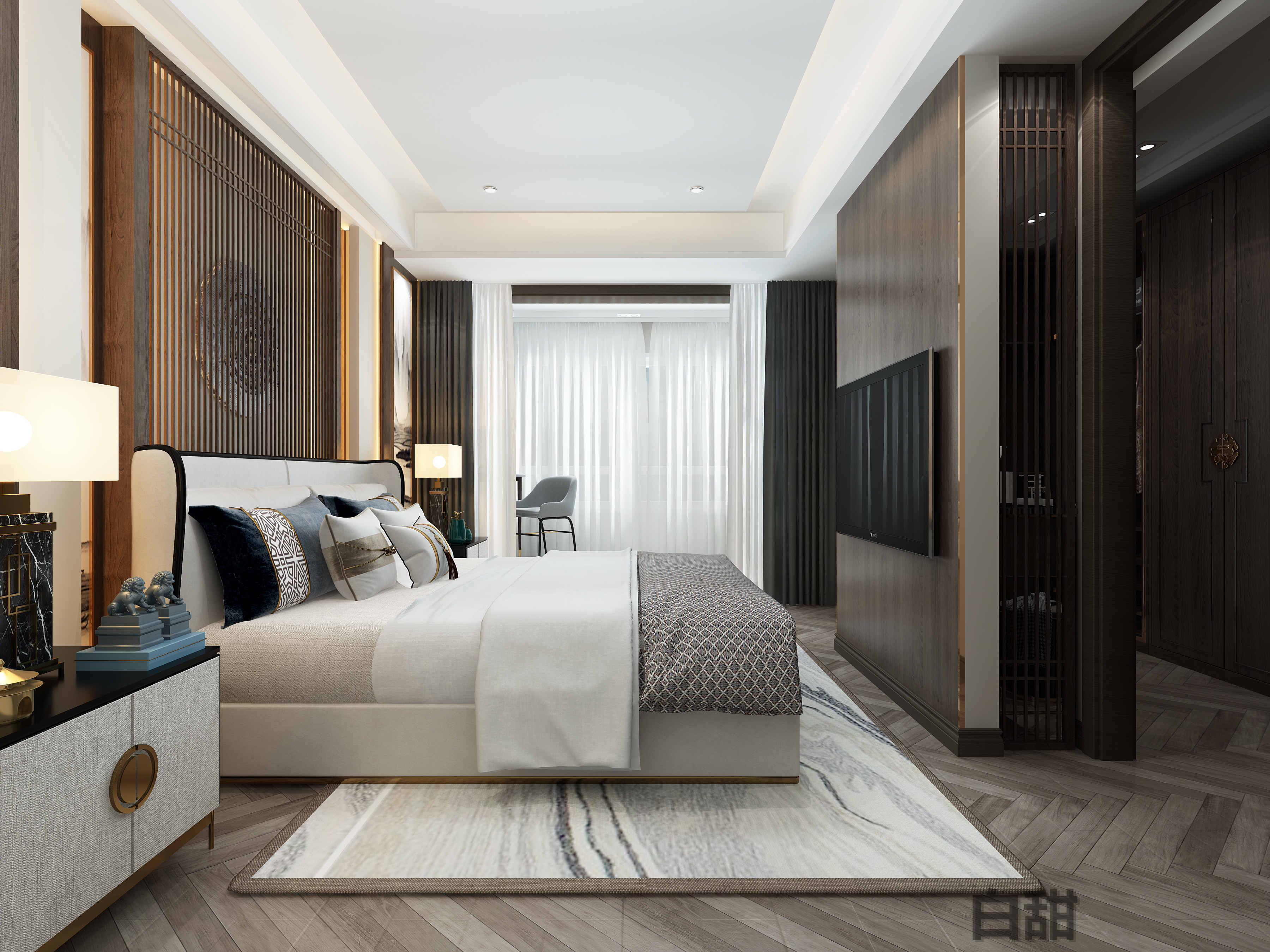 禅意新中式住宅-7