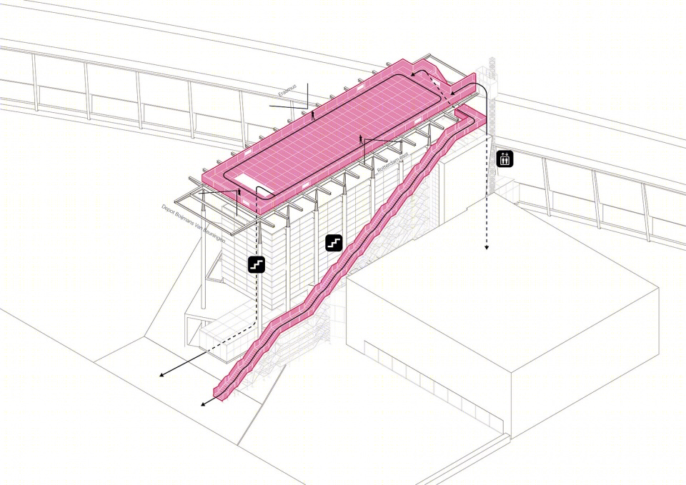 鹿特丹粉色屋顶平台丨荷兰鹿特丹丨MVRDV-7