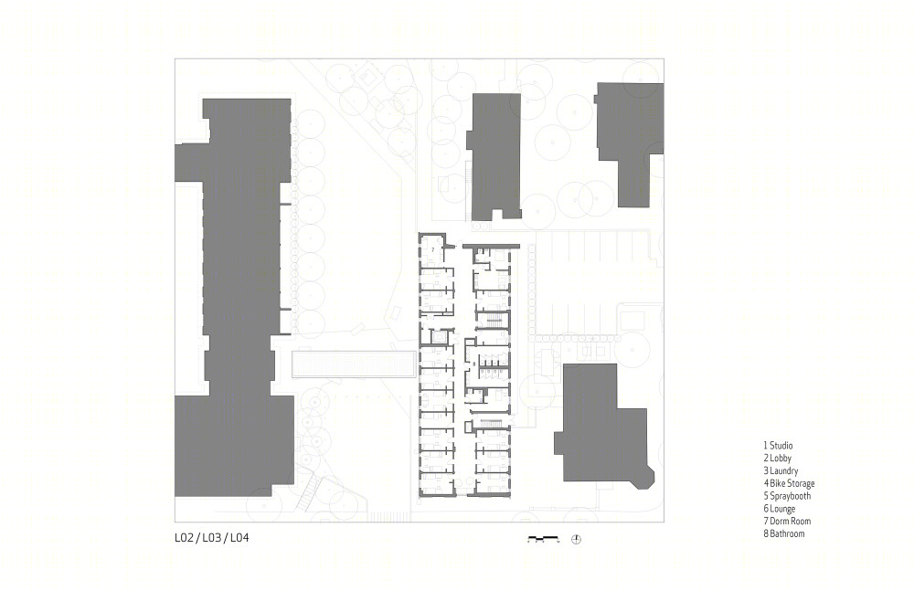 美国 RISD 北部办公大厅(2019)(NADAAA)设计 · 融入环境的创意建筑-48