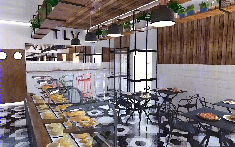 2018 年未实现的现代犹太餐厅设计-0