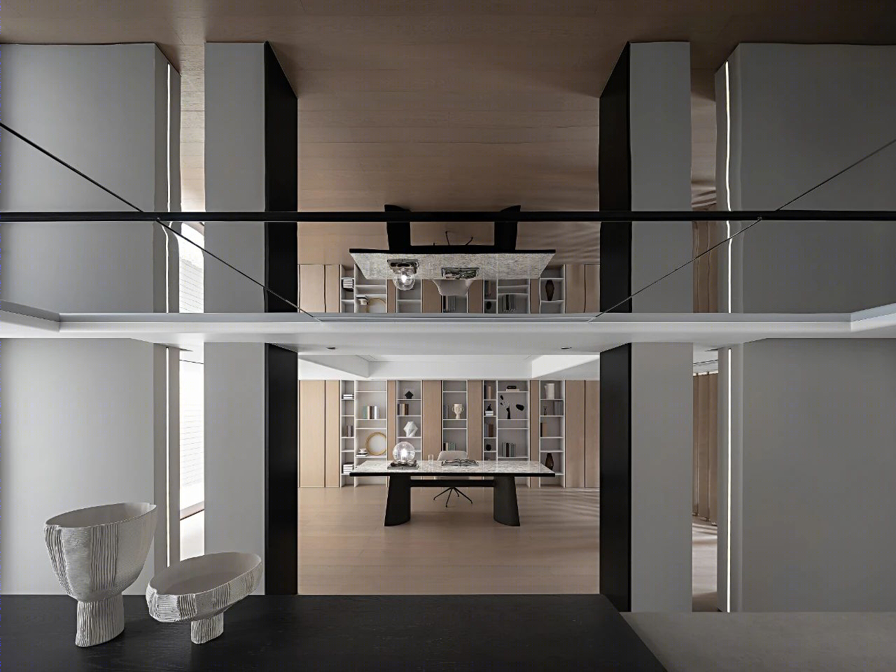 郑州迎宾路 3 号下叠样板间 | 极简风格的空间艺术-10