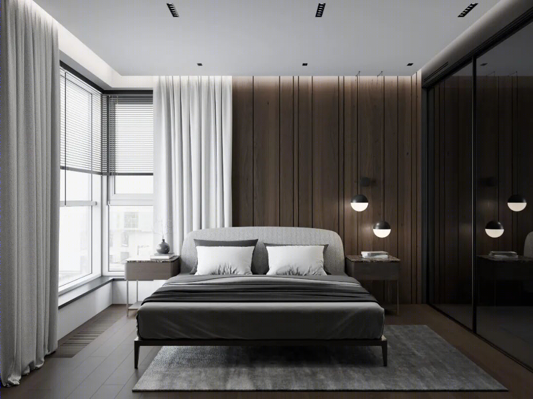 DE&DE 新作 | 95m²简约私宅，大理石与原木的和谐-73