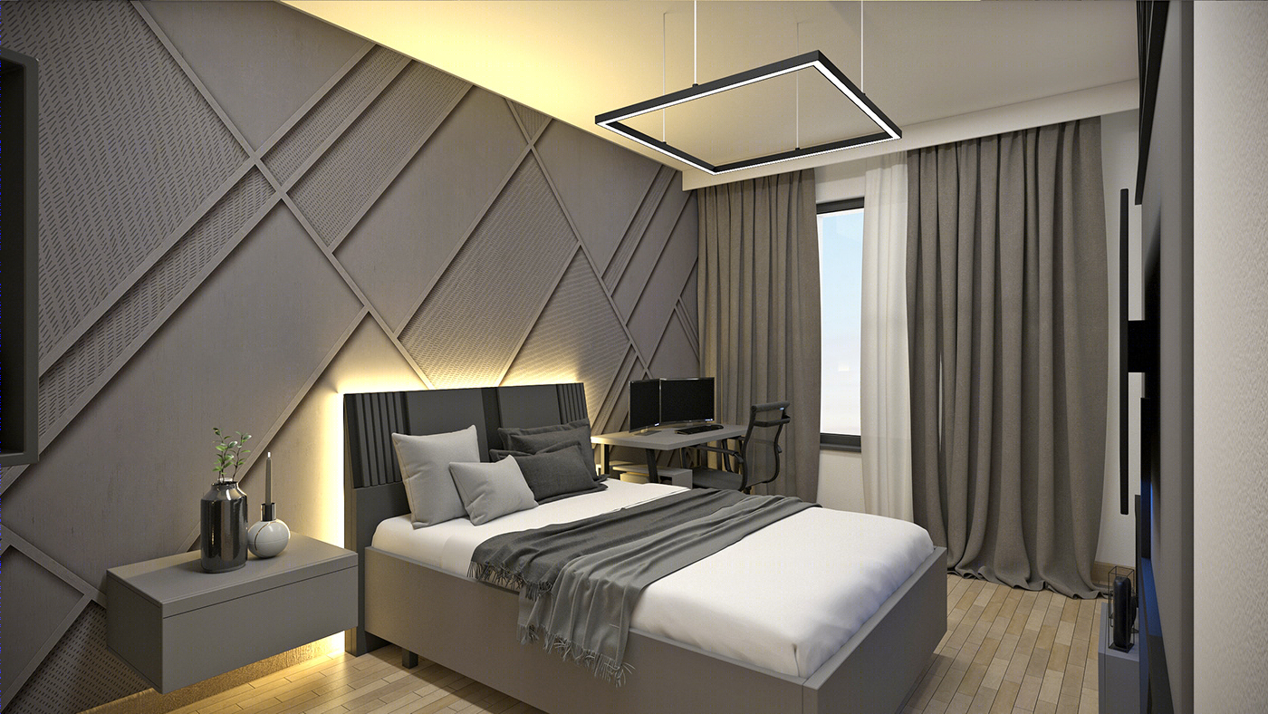 Anastasiya Gushchina丨平层丨2 bedroom flat for 2 brothers-0