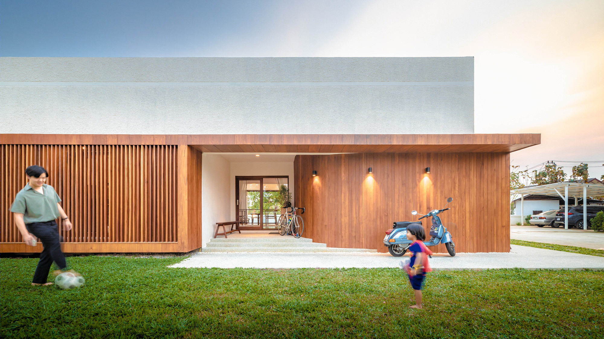泰国 Jaipan House | 融入自然的私密别墅设计-1
