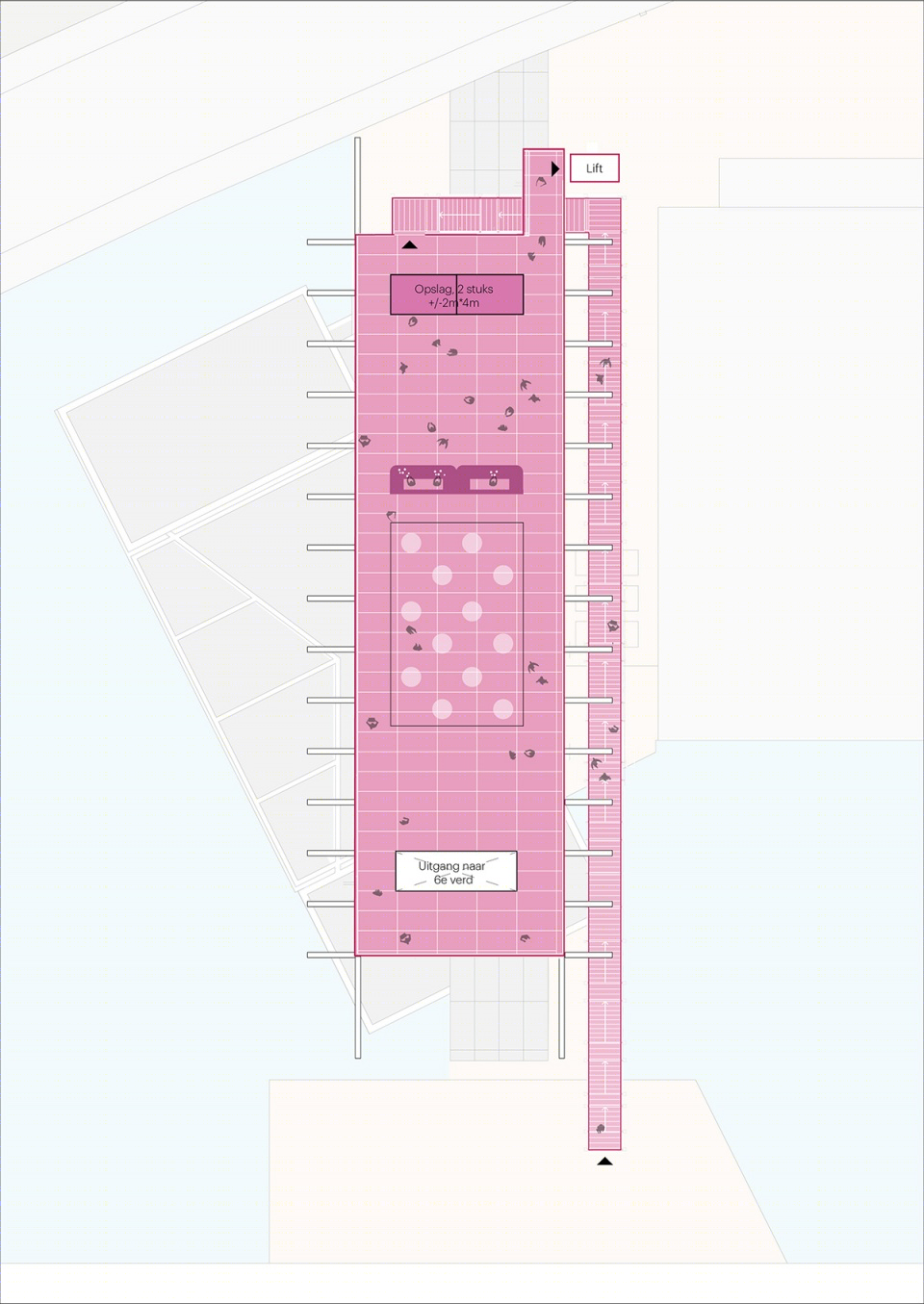 鹿特丹粉色屋顶平台丨荷兰鹿特丹丨MVRDV-29