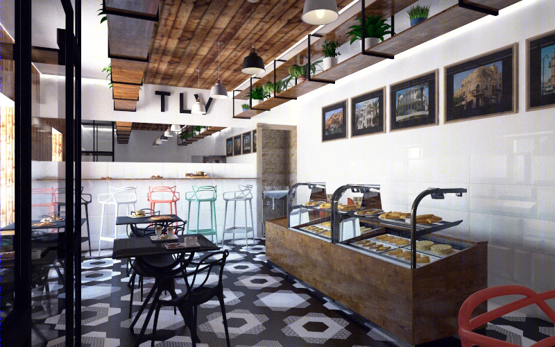 2018 年未实现的现代犹太餐厅设计-5