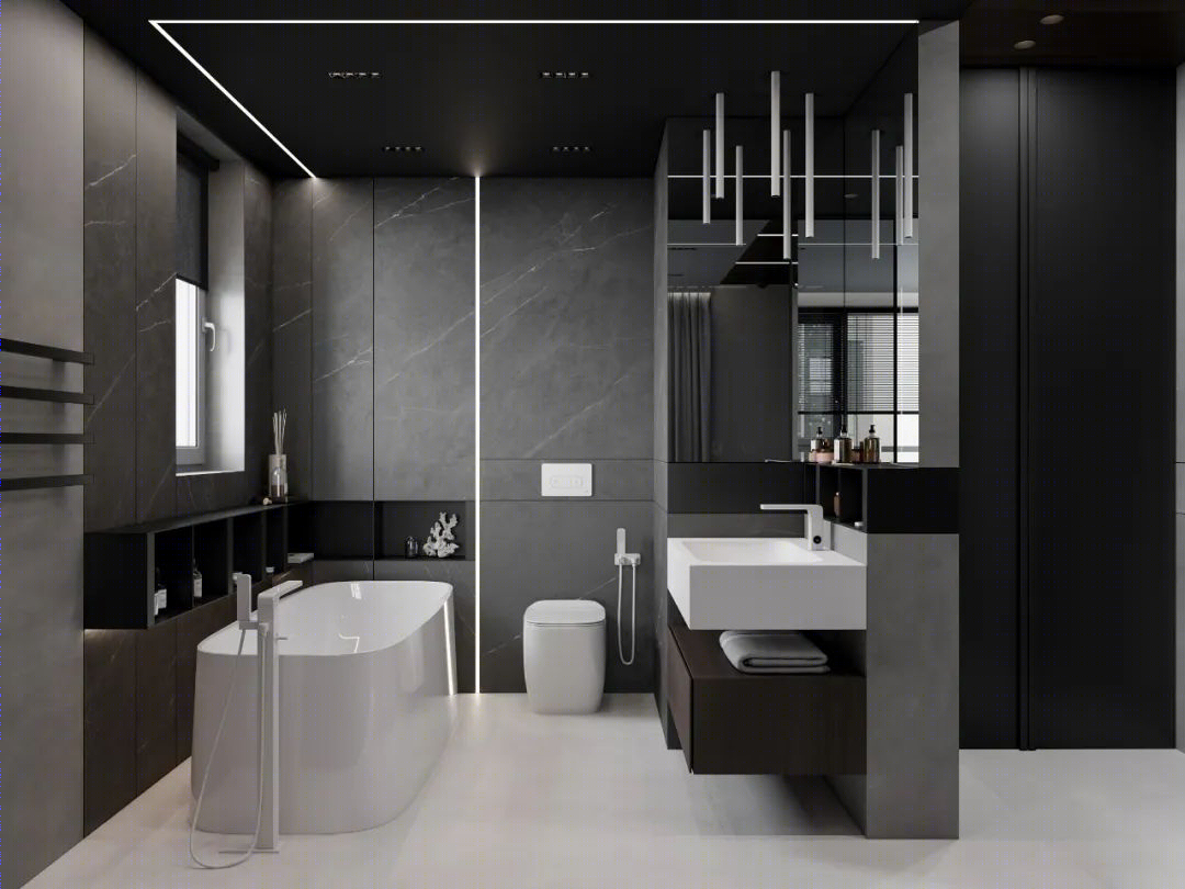DE&DE 新作 | 95m²简约私宅，大理石与原木的和谐-74