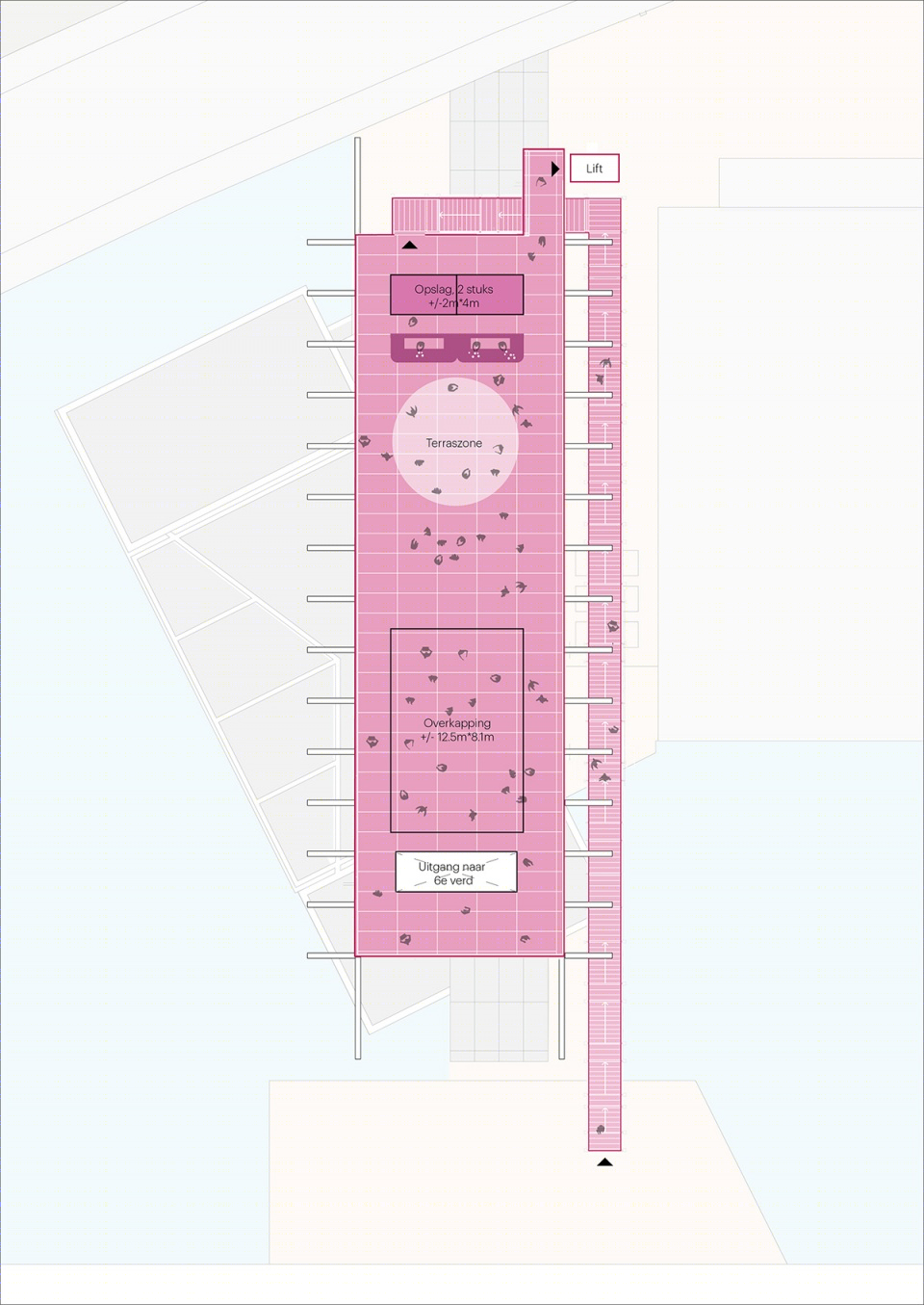 鹿特丹粉色屋顶平台丨荷兰鹿特丹丨MVRDV-33