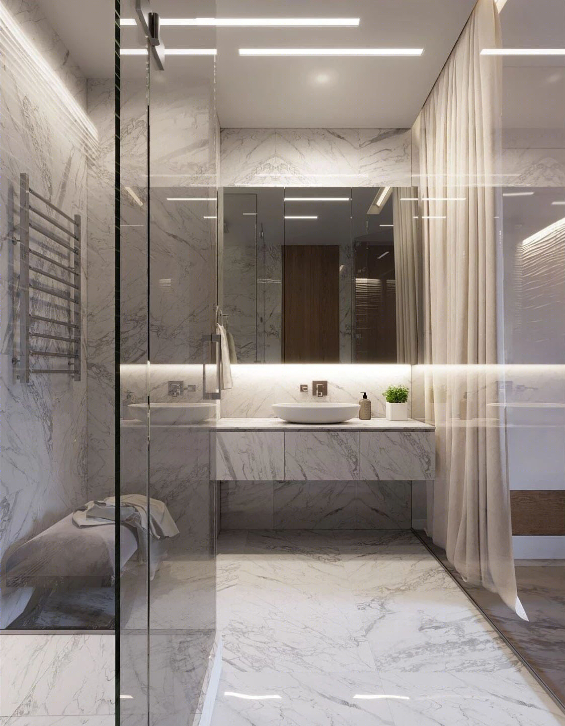 85㎡现代简约公寓设计丨LESH Studio-11