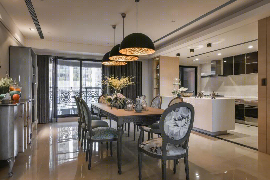 如文艺复兴般瑰丽风雅，湛蓝唯美 330 m2 豪宅设计 | 彩韵设计-12