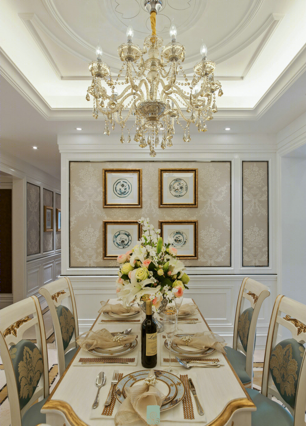 北大资源公园 1898 法式样板间 | 浪漫与优雅的完美融合-14