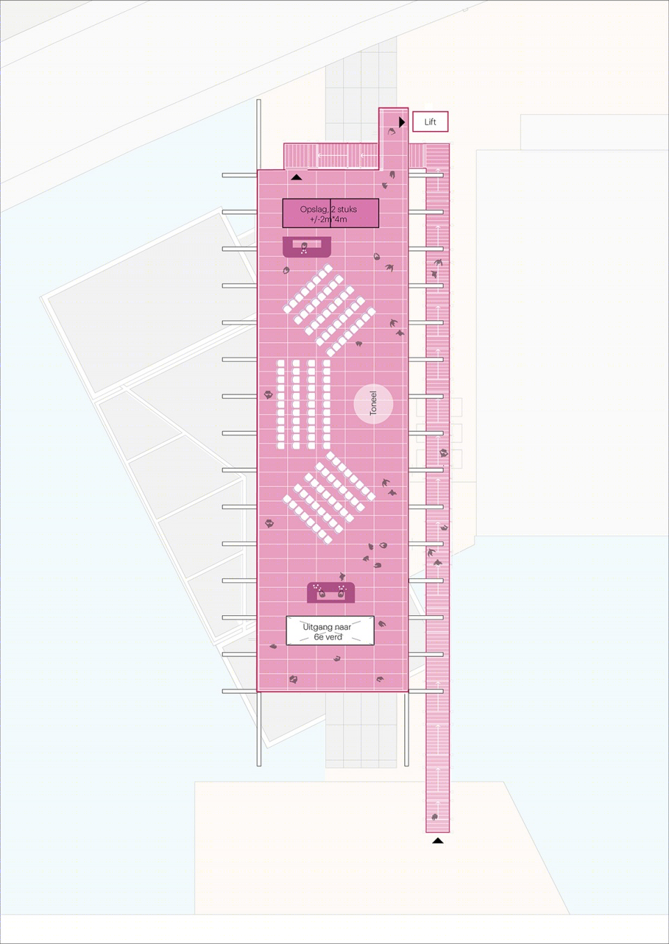 鹿特丹粉色屋顶平台丨荷兰鹿特丹丨MVRDV-35