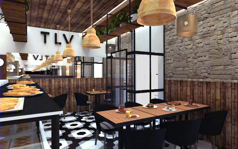 2018 年未实现的现代犹太餐厅设计-8