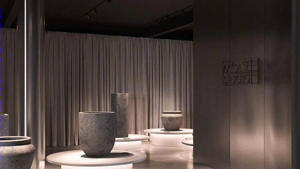 MONE STUDIO SHOWROOM · 城市现代展示空间设计丨Serhii Hotvianskyi-5