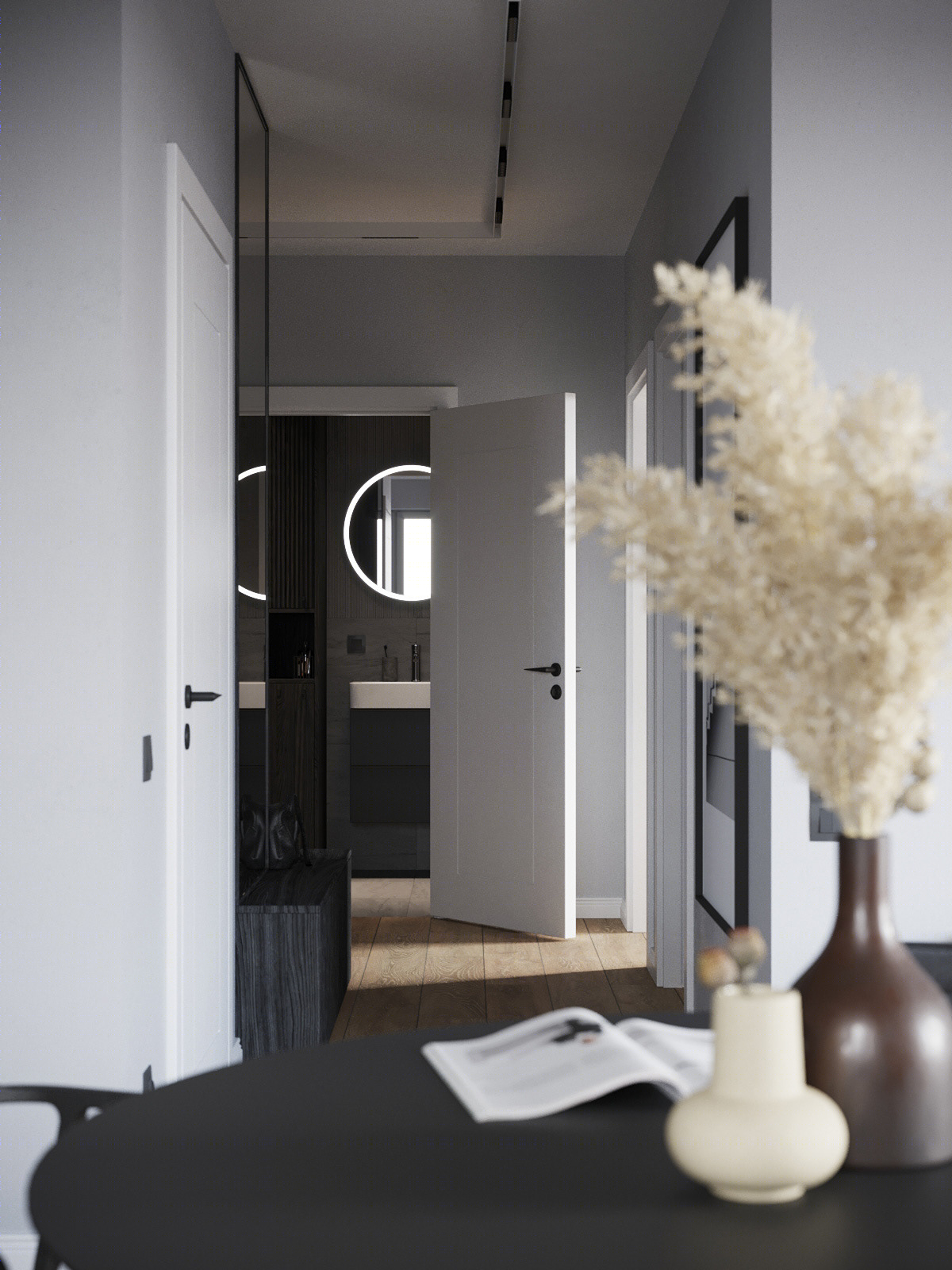 Scala Apartments 现代简约风设计丨@artur.tamiola@el.design.3d-11