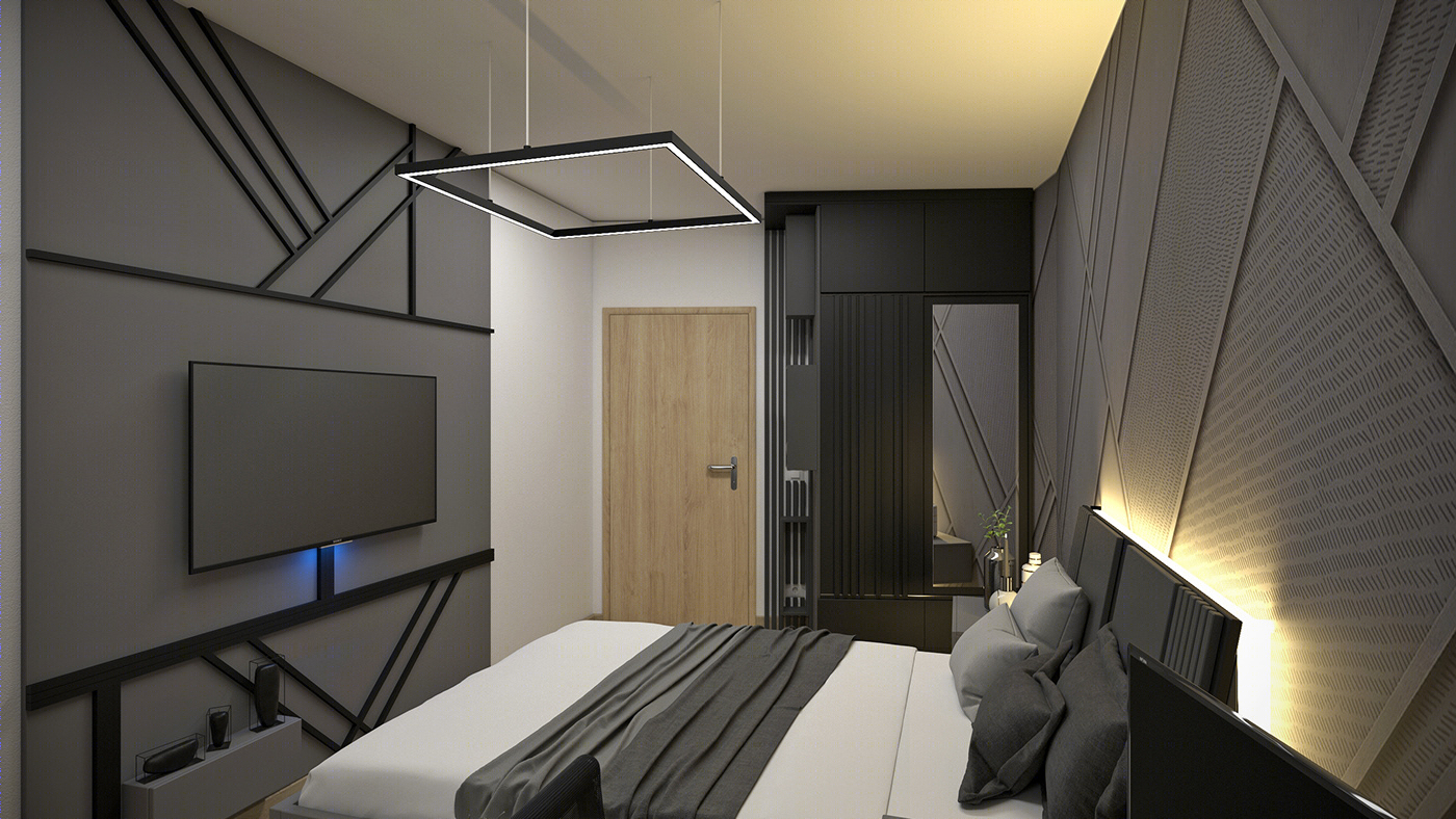 Anastasiya Gushchina丨平层丨2 bedroom flat for 2 brothers-1