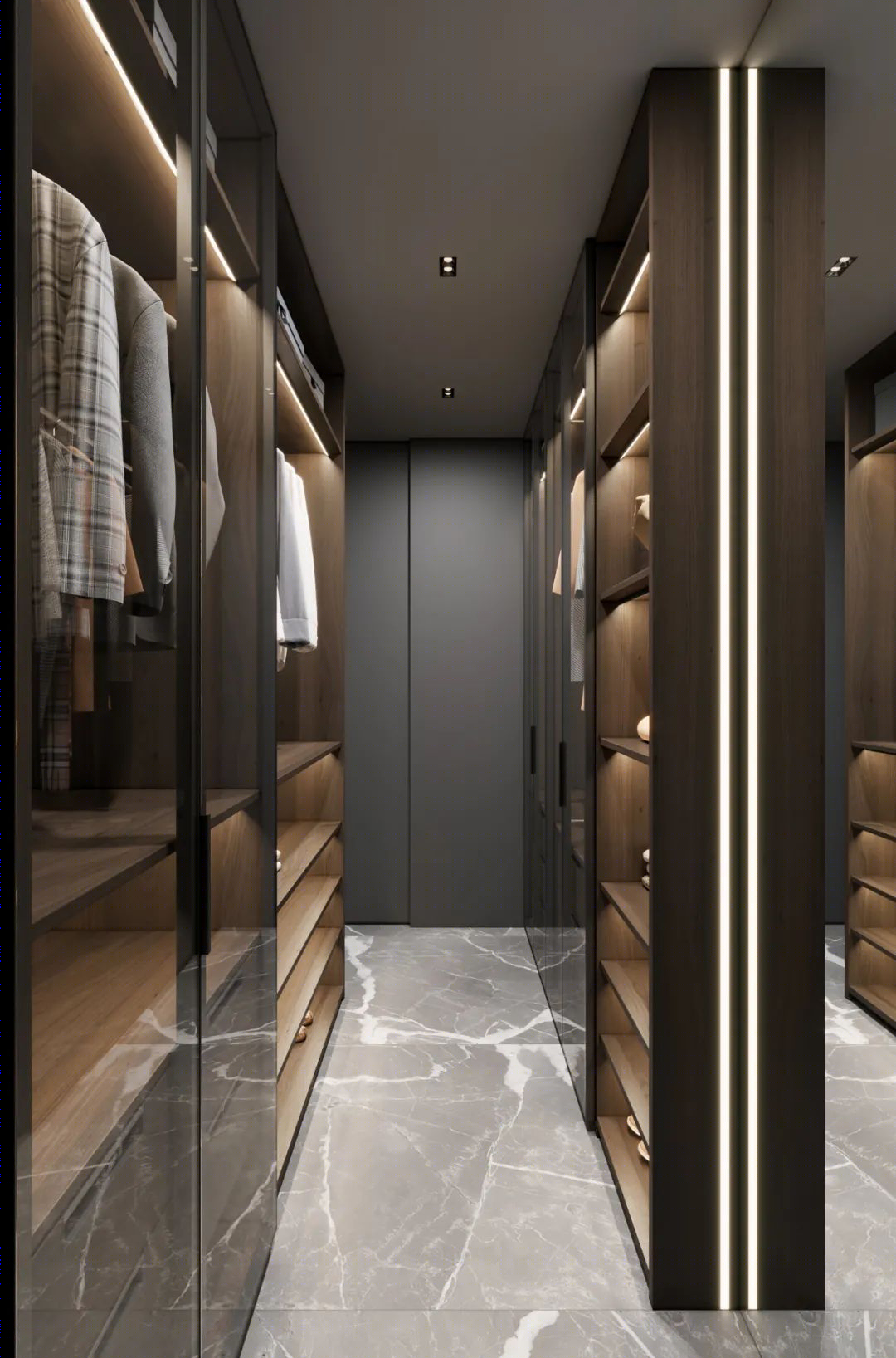 DE&DE 新作 | 95m²简约私宅，大理石与原木的和谐-79