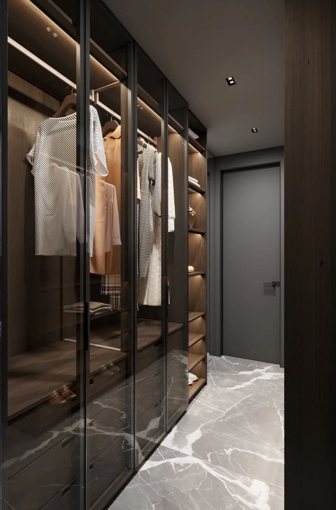 DE&DE 新作 | 95m²简约私宅，大理石与原木的和谐-80