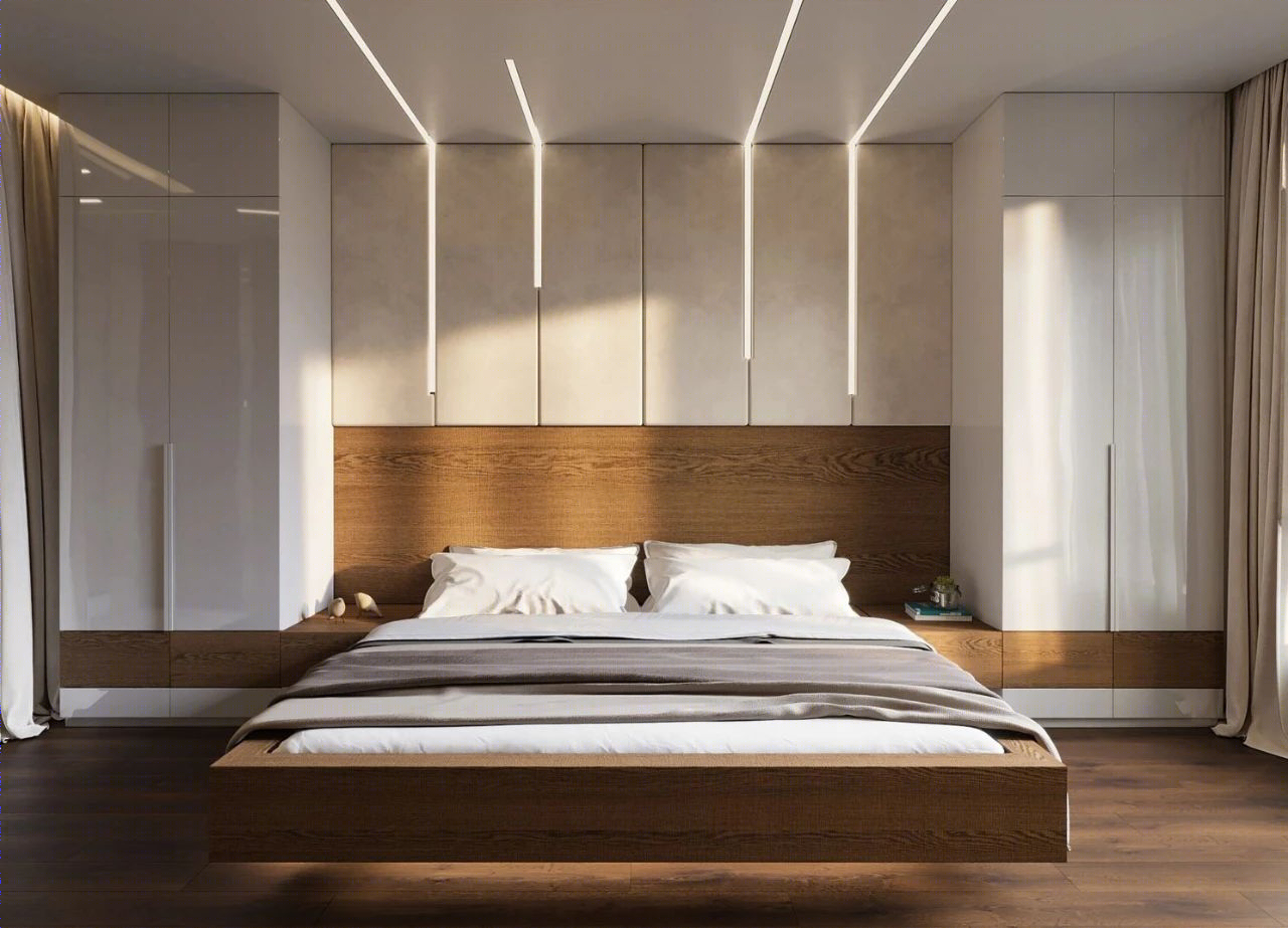 85㎡现代简约公寓设计丨LESH Studio-15