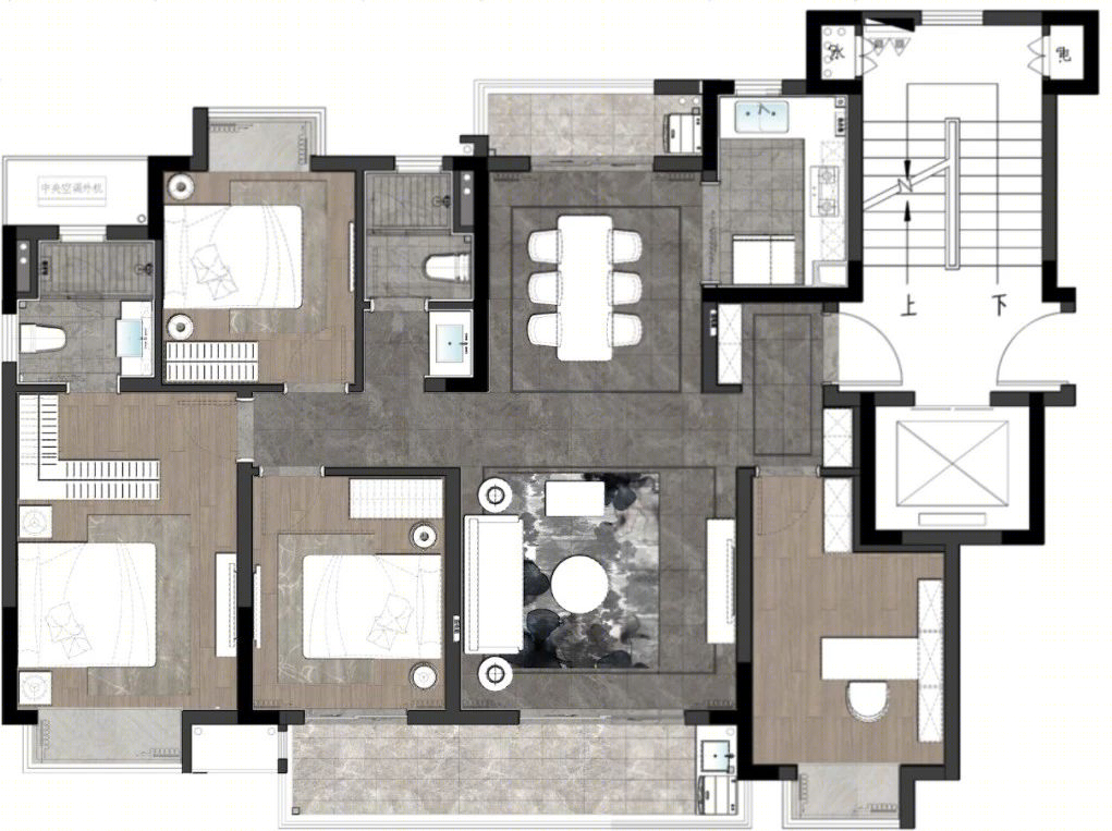 金地金茂·九峯府样板间丨中国南昌丨EH DESIGN GROUP 易和设计集团-105