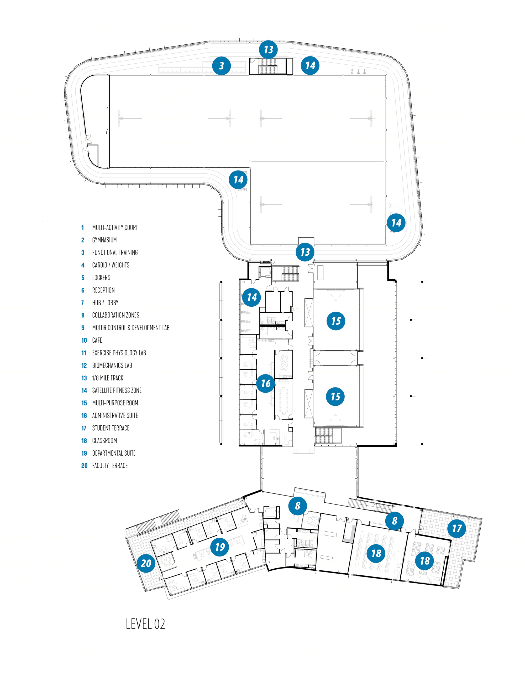 休斯顿大学 Clear Lake 健身与健康中心-25