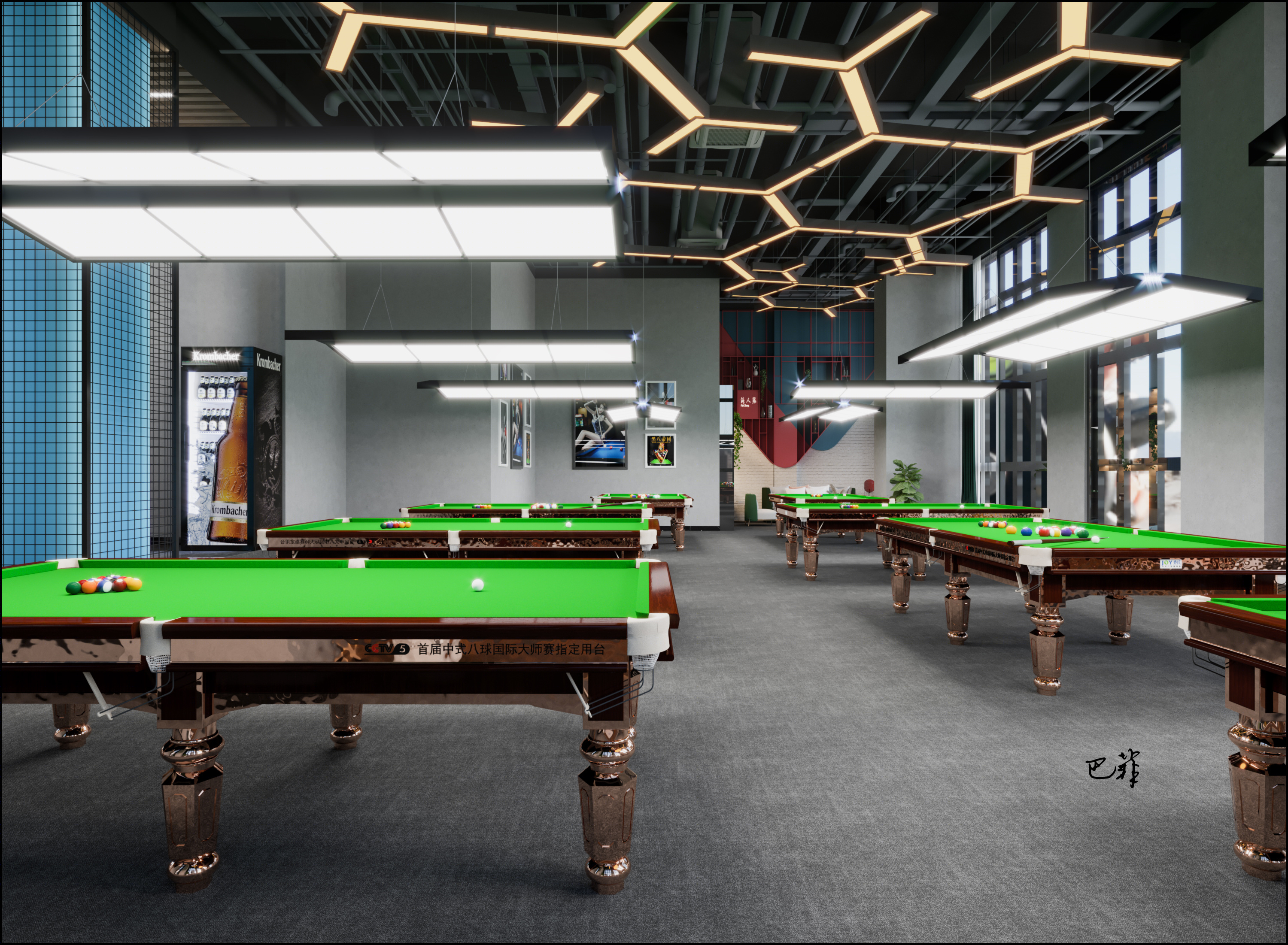 台球厅设计-8