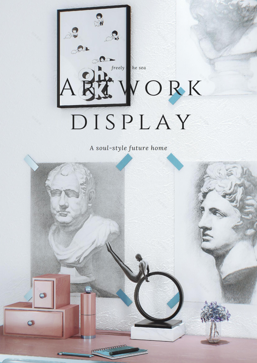 梦幻鱼群空间 | 纯净冥想的艺术之作-31