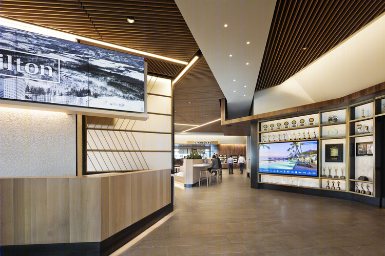 希尔顿全球总部活力社交大厅-57